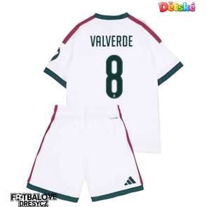 Real Madrid Federico Valverde #8 Dětské Domácí dres komplet 2026-27 Krátký Rukáv (+ trenýrky)